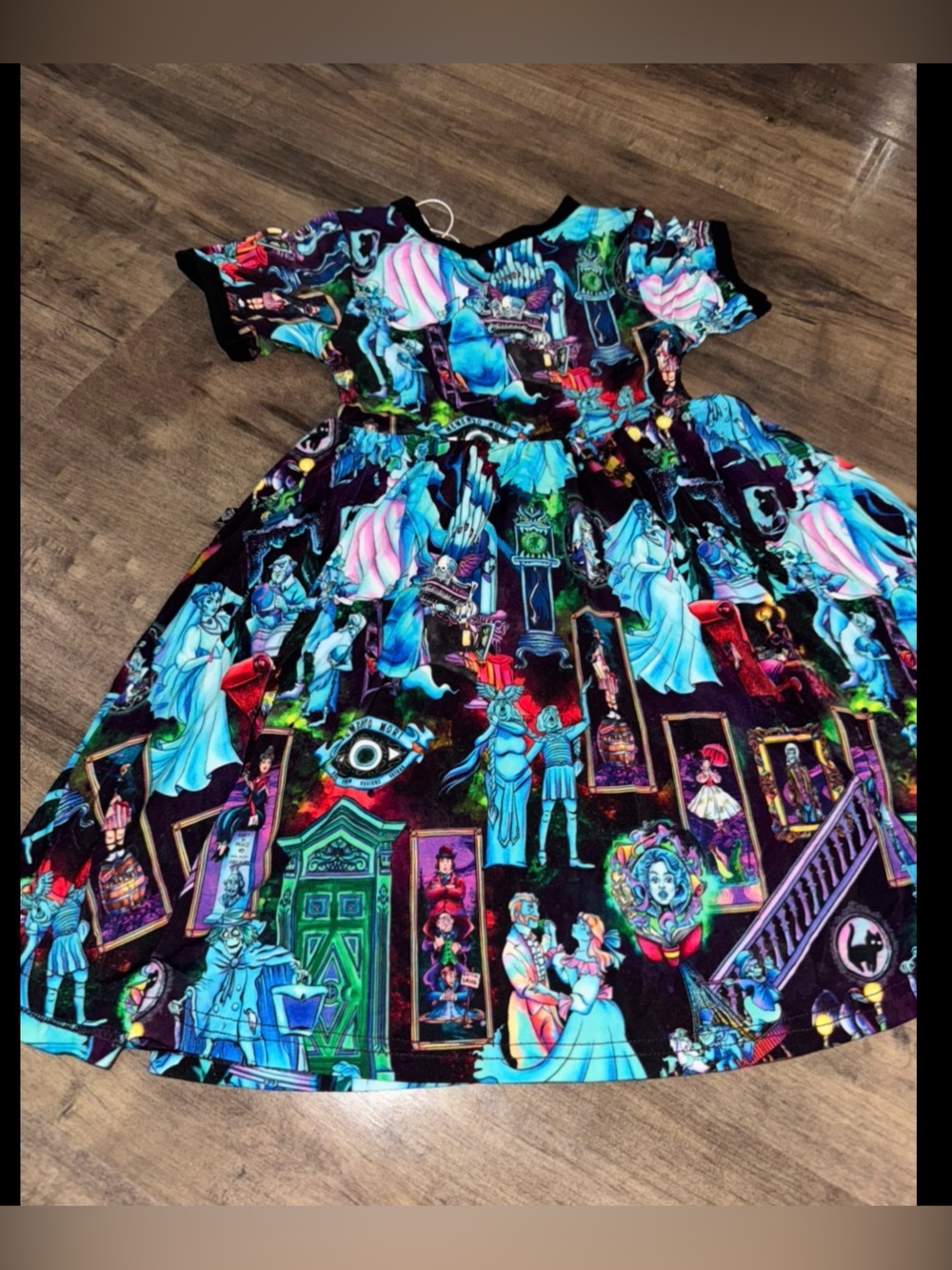 Mysterium x Disney Haunted Mansion Character Twirl Dress Girls 3T Halloween - Picture 7 of 11